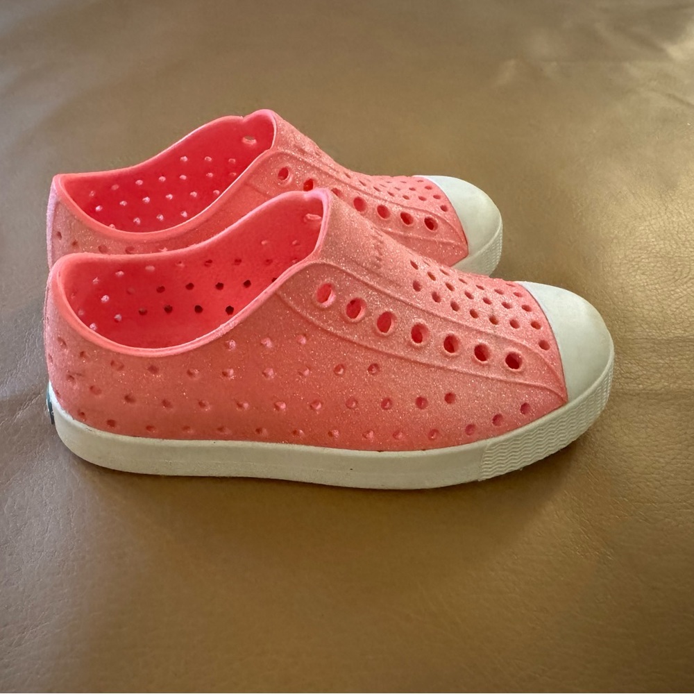 Native Jefferson Floyd Pink Bling Glitter Shoes